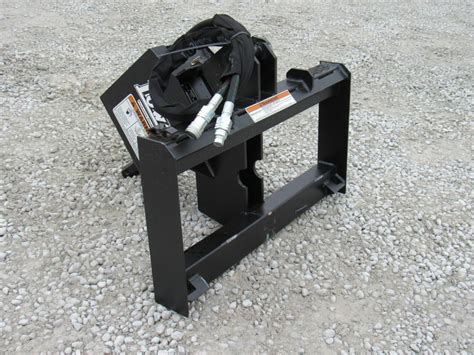 post hole attachment for skid steer|post pounder attachment for bobcat.